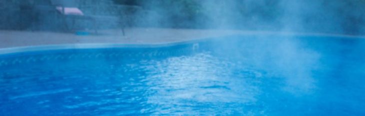 calentamiento de piscina con bomba de calor